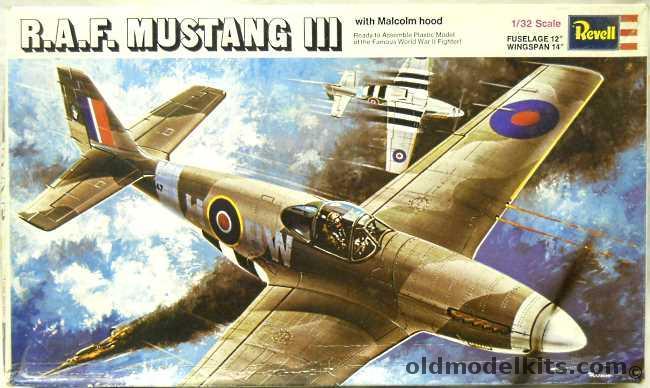 Revell 1/32 RAF Mustang III - With Malcolm Hood (P-51), H152 plastic model kit